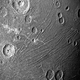 Una vista del lado oscuro de Ganímedes tomada por la cámara de la Unidad de Referencia Estelar de Juno durante el 7 de junio de 2021.